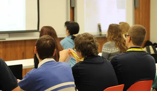 Students in class.